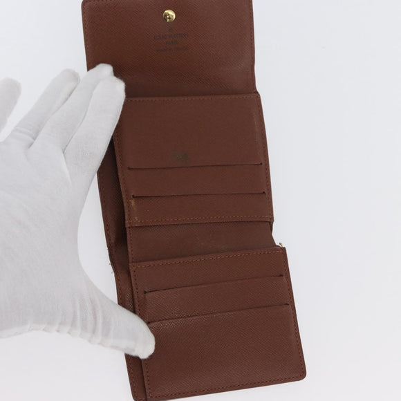 LOUIS VUITTON Monogram Portemonnee Set van 2 LV Auth BA11350