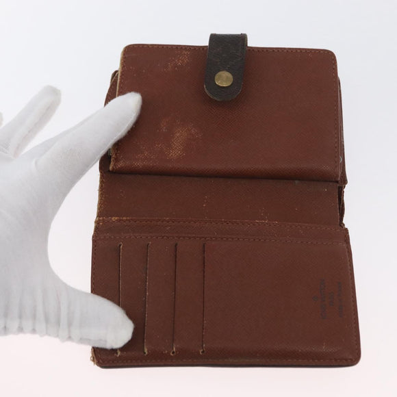 LOUIS VUITTON Monogram Portemonnee Set van 2 LV Auth BA11350