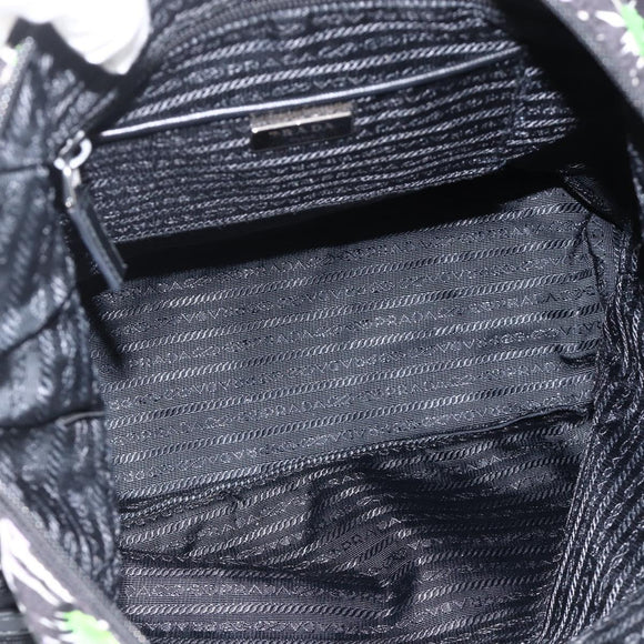 PRADA Tragetasche Nylon 2way Mehrfarbig Silber Auth BA11353A