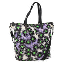 PRADA Tragetasche Nylon 2way Mehrfarbig Silber Auth BA11353A-1
