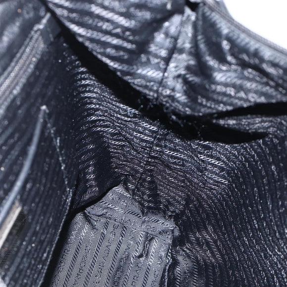 PRADA Tragetasche Nylon 2way Mehrfarbig Silber Auth BA11353A