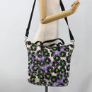 PRADA Tragetasche Nylon 2way Mehrfarbig Silber Auth BA11353A-28