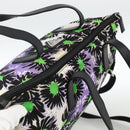 PRADA Tragetasche Nylon 2way Mehrfarbig Silber Auth BA11353A-6