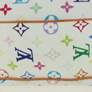 LOUIS VUITTON Monogram Multicolor Greta Hand Bag White M40195 LV Auth BA11354V-6