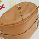 LOUIS VUITTON Monogram Multicolor Greta Hand Bag White M40195 LV Auth BA11354V-18