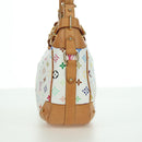 LOUIS VUITTON Monogram Multicolor Greta Hand Bag White M40195 LV Auth BA11354V-3