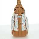 LOUIS VUITTON Monogram Multicolor Greta Hand Bag White M40195 LV Auth BA11354V-4