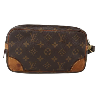 LOUIS VUITTON Monogram Marly Dragonne PM Clutch Bag M51827 LV Auth BA11355 - 0