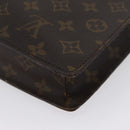 LOUIS VUITTON Monogram Porte Documents Senatur Briefcase M53335 LV Auth BA11356-16