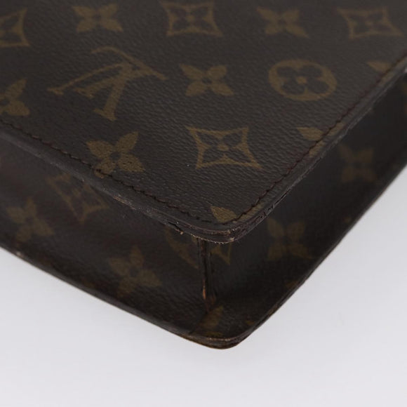 LOUIS VUITTON Monogram Porte Documents Senatur Briefcase M53335 LV Auth BA11356