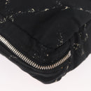 CHANEL New Travel Line Handtasche Nylon Schwarz CC Auth BA11357-11