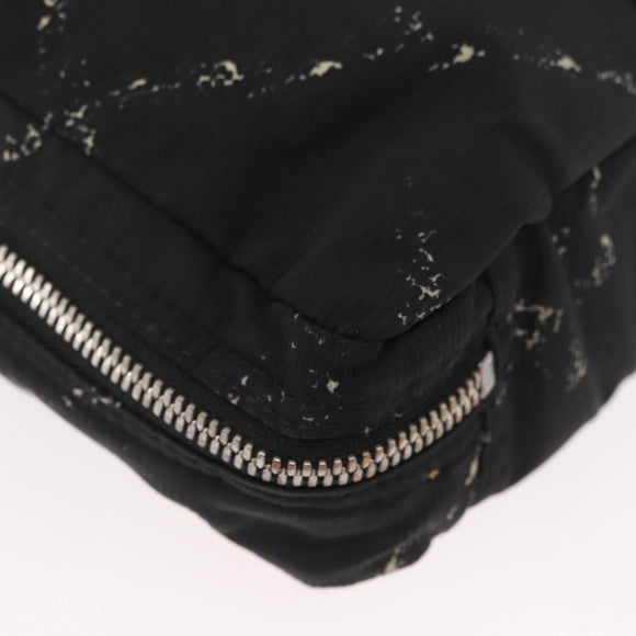 CHANEL New Travel Line Handtasche Nylon Schwarz CC Auth BA11357
