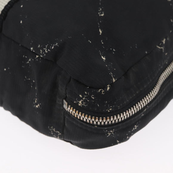 CHANEL New Travel Line Handtasche Nylon Schwarz CC Auth BA11357