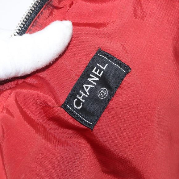 CHANEL New Travel Line Handtasche Nylon Schwarz CC Auth BA11357