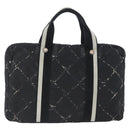 CHANEL New Travel Line Handtasche Nylon Schwarz CC Auth BA11357-3