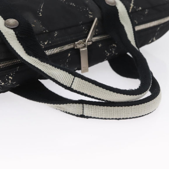 CHANEL New Travel Line Handtasche Nylon Schwarz CC Auth BA11357