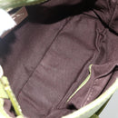 BALLY Shoulder Bag Leather Light green Auth BA11358A-16