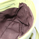 BALLY Shoulder Bag Leather Light green Auth BA11358A-17