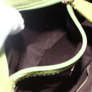 BALLY Shoulder Bag Leather Light green Auth BA11358A-20