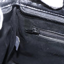 BALLY Quilted Chain Shoulder Bag Leather Black Gold Auth BA11359-19