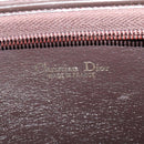 Christian Dior Trotter Canvas Shoulder Bag Brown Gold Auth BA1136-10