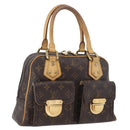 LOUIS VUITTON Monogram Manhattan PM Handtas M40026 LV Auth BA11364-1