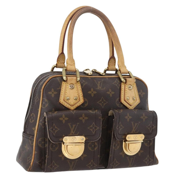 LOUIS VUITTON Monogram Manhattan PM Handtas M40026 LV Auth BA11364