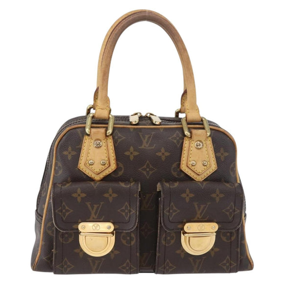LOUIS VUITTON Monogram Manhattan PM Handtas M40026 LV Auth BA11364
