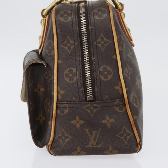 LOUIS VUITTON Monogram Manhattan PM Handtas M40026 LV Auth BA11364