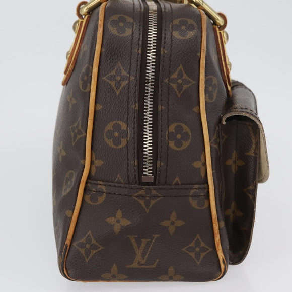 LOUIS VUITTON Monogram Manhattan PM Handtas M40026 LV Auth BA11364