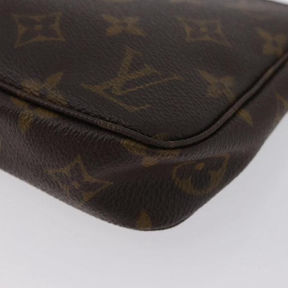 LOUIS VUITTON Monogram Pochette Accessoires Pouch M51980 LV Auth BA11365