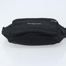 BALENCIAGA Umhängetasche Nylon Schwarz 482389 Auth BA11367-5