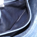 CHANEL Matelasse Chain Shoulder Bag Lamb Skin Navy Gold CC Auth BA11369-21