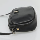 Salvatore Ferragamo Shoulder Bag Leather Black Gold Auth BA1137-4