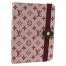 LOUIS VUITTON Monogram Mini Carnet MM Tagesplaner-Einband Rot R20834 Auth BA11370A-1