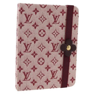 LOUIS VUITTON Monogram Mini Carnet MM Day Planner Cover Red R20834 Auth BA11370A