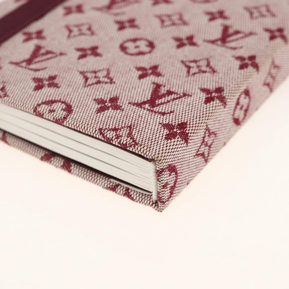 LOUIS VUITTON Monogram Mini Carnet MM Tagesplaner-Einband Rot R20834 Auth BA11370A
