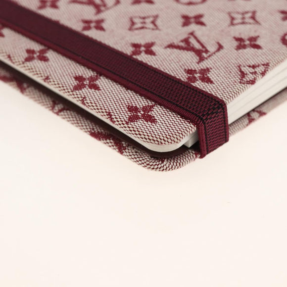 LOUIS VUITTON Monogram Mini Carnet MM Tagesplaner-Einband Rot R20834 Auth BA11370A