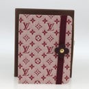 LOUIS VUITTON Monogram Mini Carnet MM Tagesplaner-Einband Rot R20834 Auth BA11370A-12