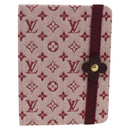 LOUIS VUITTON Monogram Mini Carnet MM Tagesplaner-Einband Rot R20834 Auth BA11370A-13