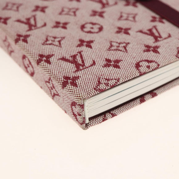 LOUIS VUITTON Monogram Mini Carnet MM Tagesplaner-Einband Rot R20834 Auth BA11370A