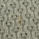 CHANEL COCO Mark Scarf Cashmere Beige Silver CC Auth BA11371V-11