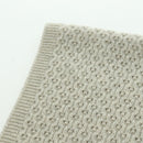 CHANEL COCO Mark Scarf Cashmere Beige Silver CC Auth BA11371V-12
