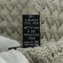 CHANEL COCO Mark Scarf Cashmere Beige Silver CC Auth BA11371V-17