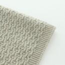 CHANEL COCO Mark Scarf Cashmere Beige Silver CC Auth BA11371V-5
