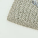 CHANEL COCO Mark Scarf Cashmere Beige Silver CC Auth BA11371V-6