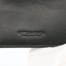 BOTTEGA VENETA MAXI INTRECCIATO Muntportemonnee Leer Zwart Zilver Auth BA11372V-17