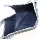BOTTEGA VENETA MAXI INTRECCIATO Muntportemonnee Leer Zwart Zilver Auth BA11372V-10