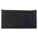 BOTTEGA VENETA MAXI INTRECCIATO Muntportemonnee Leer Zwart Zilver Auth BA11372V-2