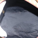 Salvatore Ferragamo Hand Bag Canvas Green Gold Auth BA11377-16